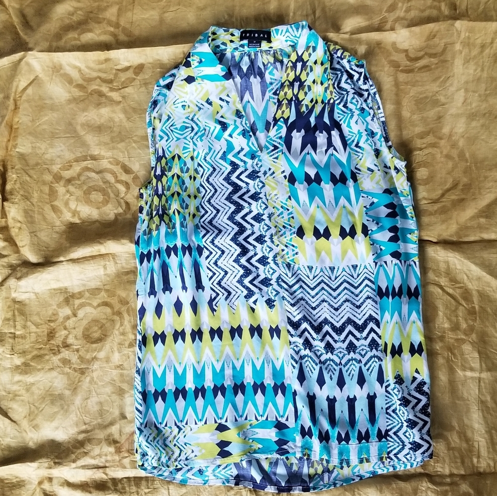 Tribal Blouse/Top. M but fits like a Small